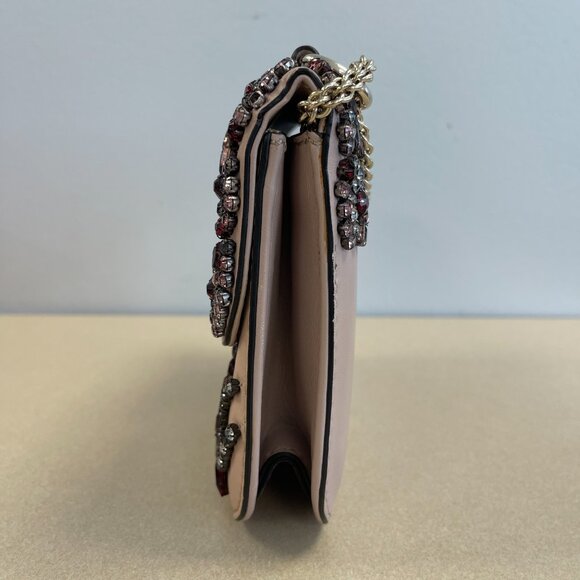 Valentino Garavani Glam Lock Crystal Embellished Crossbody Bag - Preowned - Picture 6 of 14